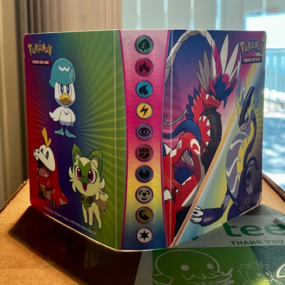 Mini Pokémon Card Portfolio (Scarlet and Violet)